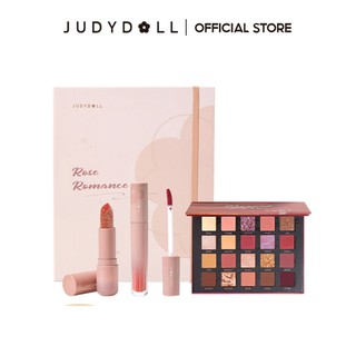 Bộ son môi + bảng phấn mắt Judydoll chủ đề Desert Rose Romance trang điểm tiện dụng 500g