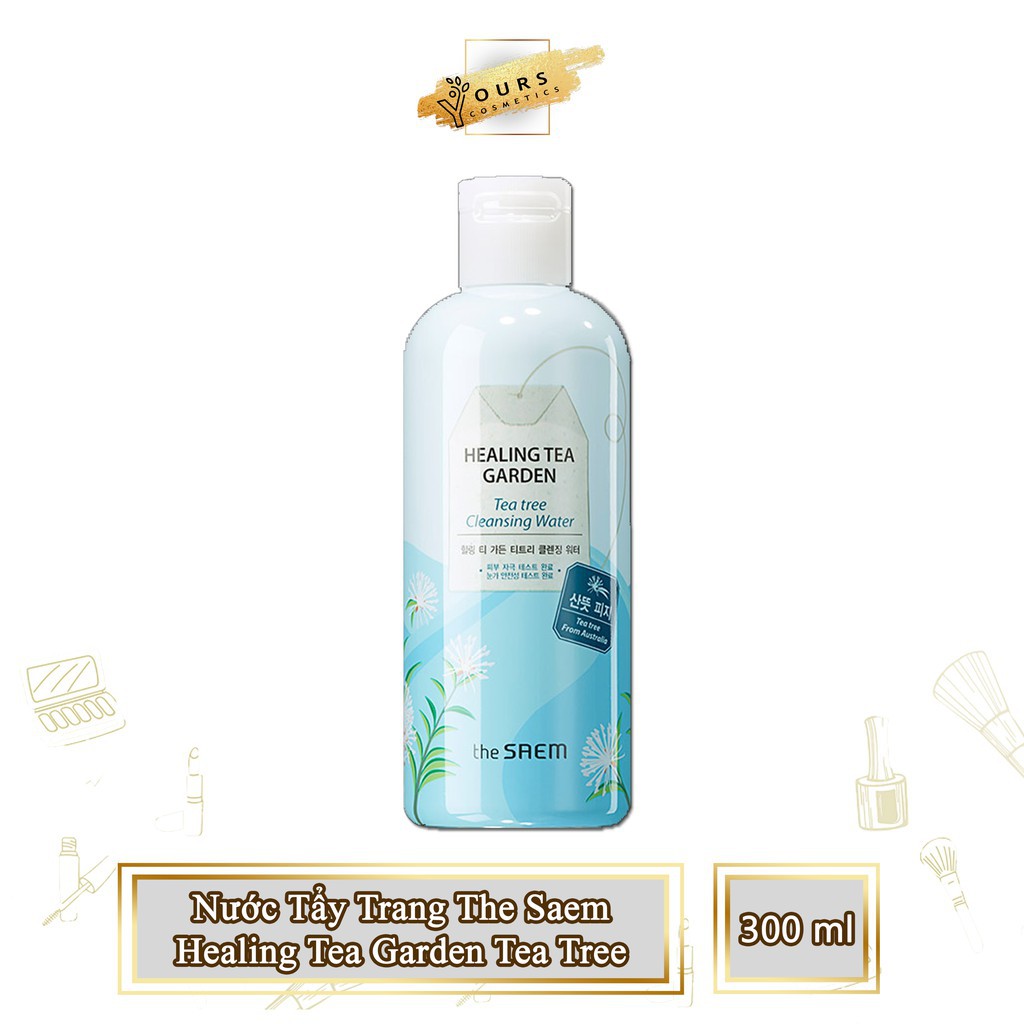 [Auth Hàn] Nước Tẩy Trang Chiết Xuất Tràm Trà Healing Tea Garden Tea Tree Cleansing Water Cho Da Dầu Mụn