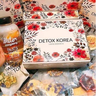 FULL HỘP + TẶNG KÈM BÌNH 1000ml - HOA QUẢ SẤY DETOX KOREA 30GÓI 🍍🍋🍊🍎🍉🍹