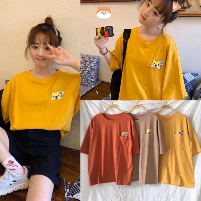 🌸🌸 Áo LỞ THÊU xinh xinh có túi FROM rộng