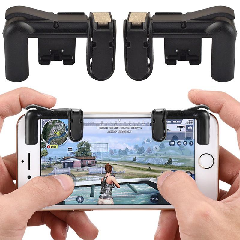 TRỌN BỘ Tay cầm + 2 Nút Bấm Chơi Game C9 K01 Hỗ Trợ Chơi Pubg Mobile, Ros Mobile, Ipad - Thế hệ F3 (Nút cơ)