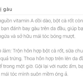 Bột cà rốt nguyên chất AT's Beauty
