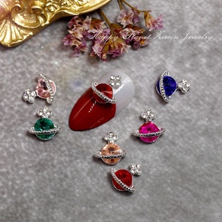 Charm hành tinh đính đá đủ màu cực đẹp-charm mới
