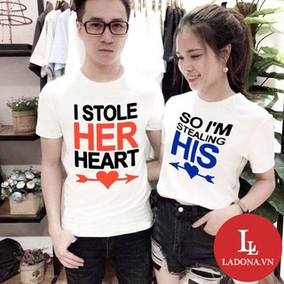 Áo Đôi Tình Nhân Cho Valentine MS04 (Giá 1 Áo)