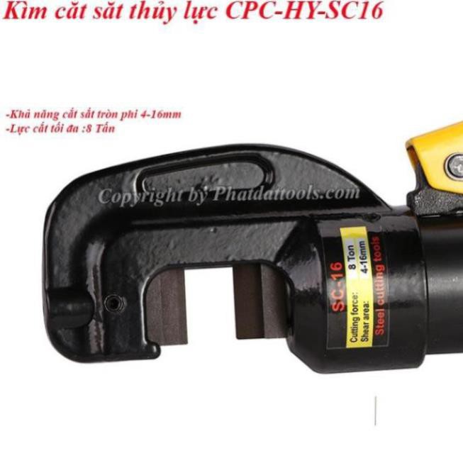 Kìm cắt sắt thủy lực CPC-HY 16-Khả năng cắt sắt tròn 16mm-Hàng chính hãng