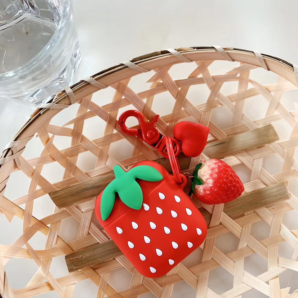 Hộp đựng tai nghe hình quả dâu