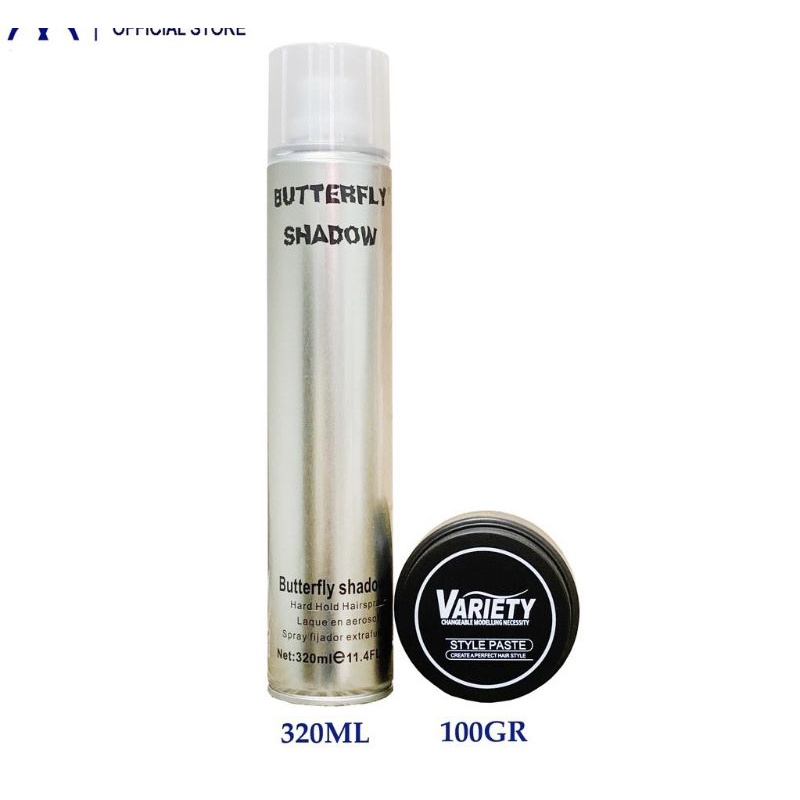✅COMBO GÔM SILHOUETTE 420ML/LUXURIOUS VÀ SÁP VARIETY TẠO KIỂU GIỮ NẾP TÓC