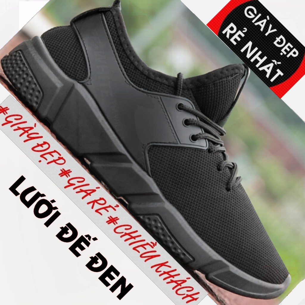 Giày Safa Thể Thao Sneakers Nam Màu Đen Trắng ,Đen Cam ,Xám Đế Phylon Vải Dệt Siêu Nhẹ, Êm Chân Mã ATS005 | WebRaoVat - webraovat.net.vn