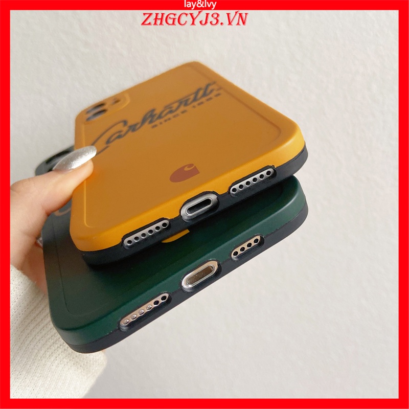 CARHARTT Ốp Điện Thoại Silicon IMD Mềm Họa Tiết Hoạt Hình Dễ Thương Cho IPhone 7/8 Plus XS XR XSmax 11/12/13 Pro Max