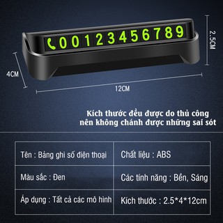 Bảng Số Điện Thoại Ô Tô, Bảng Ghi Số Điện Thoại Gắn Taplo Khi Đỗ Xe Smart Auto | BigBuy360 - bigbuy360.vn