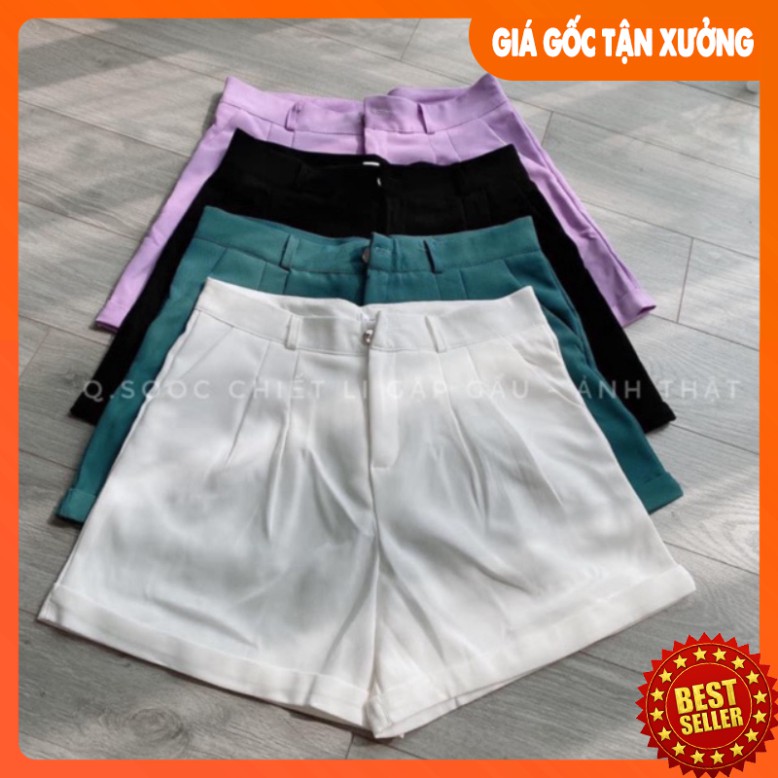 Quần Short Nữ gập gấu cực xinh cho chị em