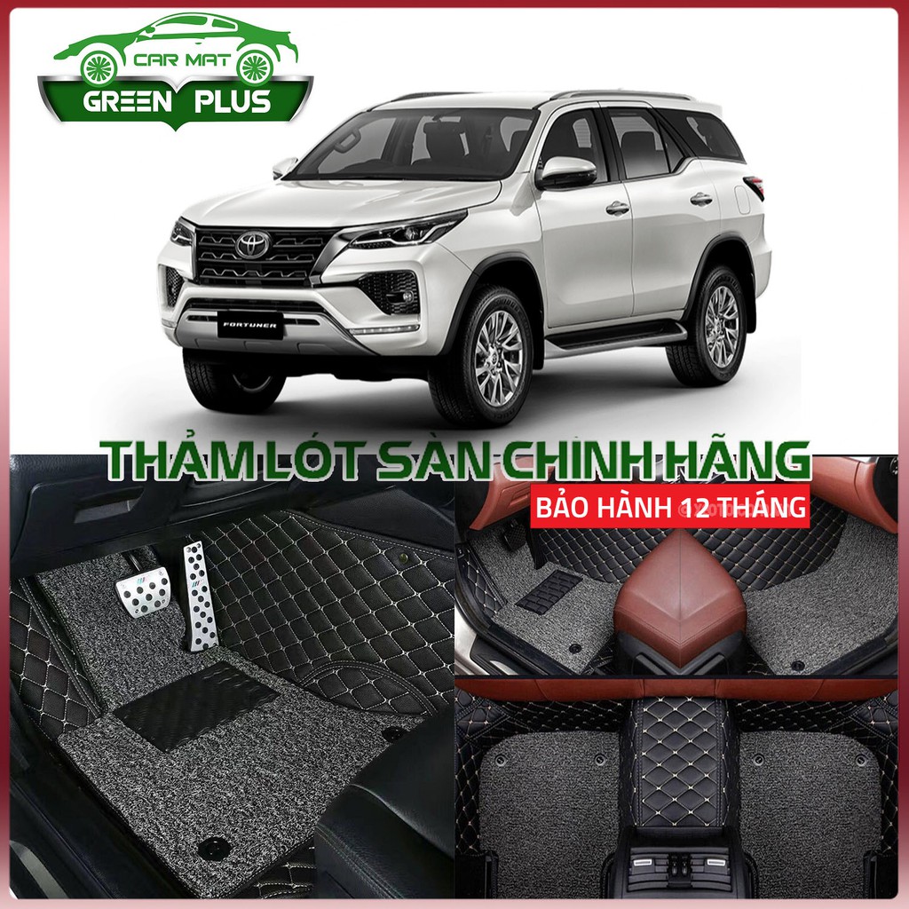 Thảm lót sàn ô tô 6D Toyota Fortuner 2017-2022 chống nước, không mùi, phủ kín 90% sàn xe