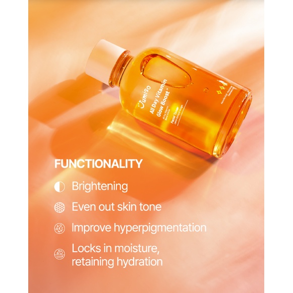 Toner dưỡng sáng da JUMISO ALL DAY VITAMIN GLOW BOOST FACIAL TONER