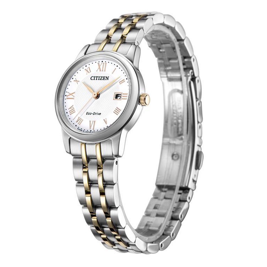 Đồng Hồ Nữ Citizen Dây Thép Không Gỉ EW2314-58A - Mặt Trắng (Sapphire)
