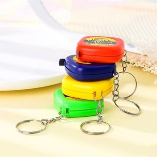 Móc khóa thước đo mini 1M lạ mắt