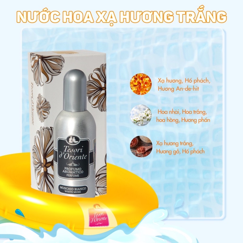 Nước hoa Tesori d'Oriente 100ml quyến rũ lưu hương cả ngày dài Hàng chính hãng