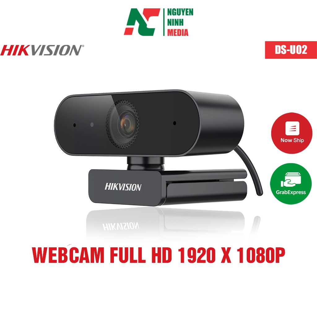 [Mã 1511ELSALE hoàn 7% đơn 300K] Webcam Hikvision DS-U02 Full HD (1920×1080) Tích Hợp Mic - Hàng Chính Hãng
