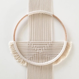 Mành Macrame tròn treo tường trang trí 🔥
