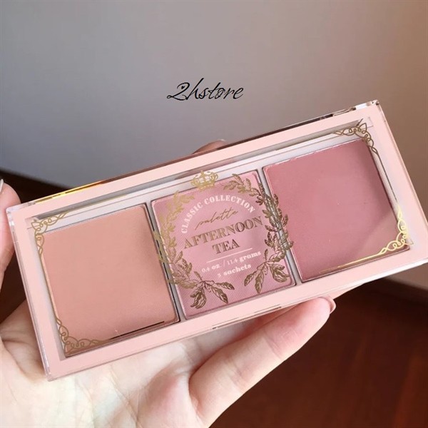 Phấn má hồng I'm Meme I'm Afternoon Tea Blusher Palette 3 màu siêu mịn - HanZy Store