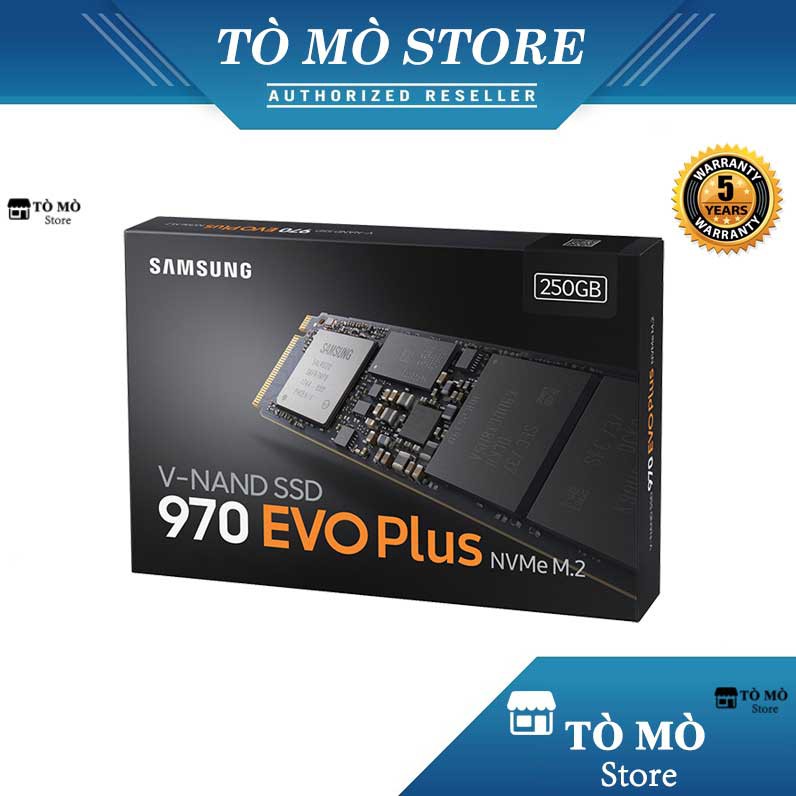 Ổ cứng SSD M.2 PCIe NVMe Samsung 970 EVO Plus 250GB - Bảo Hành 5 Năm