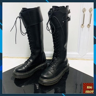 BOOT THỜI TRANG CAO CẤP ĐẾ DOCTOR CỘT DÂY KHÓA SAU KÈM ĐAI THẮT SIÊU CÁ TÍNH