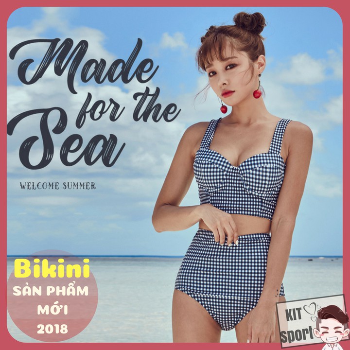 Bộ Đồ bơi đi tắm biển nữ Bikini 2 mảnh Cro (Set Áo bra và quần lót) - Cửa Hàng Nam Ken Sport