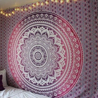Thảm treo tường họa tiết mandala ấn độ trang trí nhà