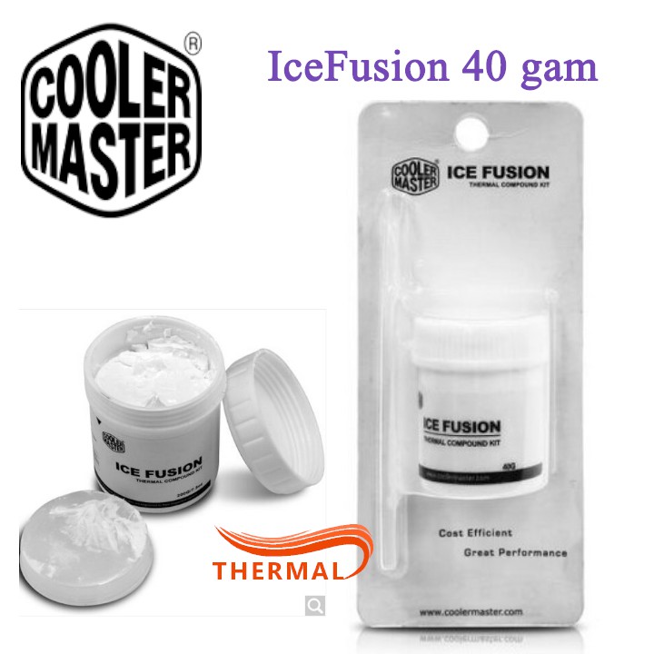 [Mã ELFLASH5 giảm 20K đơn 50K] Keo tản nhiệt Cooler Master Ice Fusion 40gam (Thermal Compound Kit )