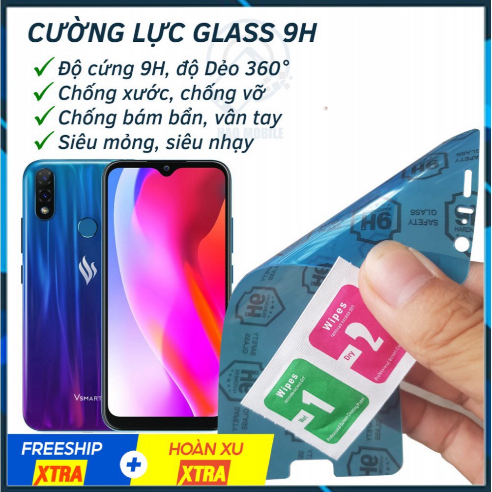Kính cường lực full/ dán cường lực nano Vsmart joy 2 plus (joy 2+)