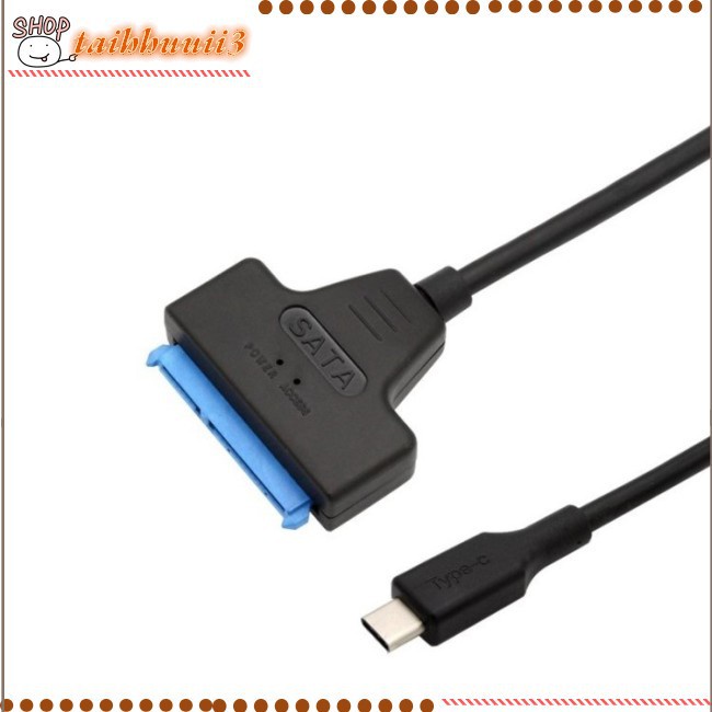 Khuyến mãi taihhuuii3's  SATA Easy Drive Cable 22PIN to USB 3.1 cable 2.5-inch SSD single head Type-C data cable | BigBuy360 - bigbuy360.vn