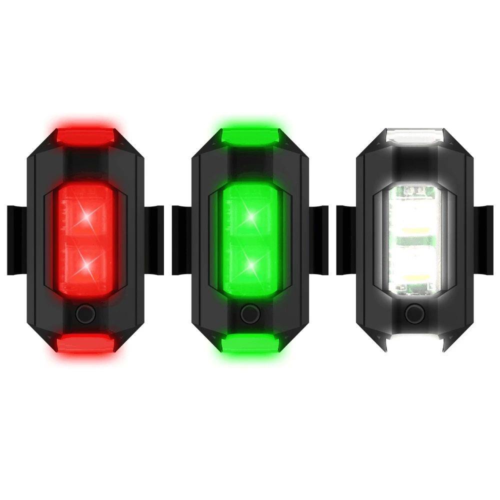 LANFY Đèn Cảnh Báo Có Điều Khiển Từ Xa 4 Màu Sắc Dành Cho Xe Hơi Xe Máy