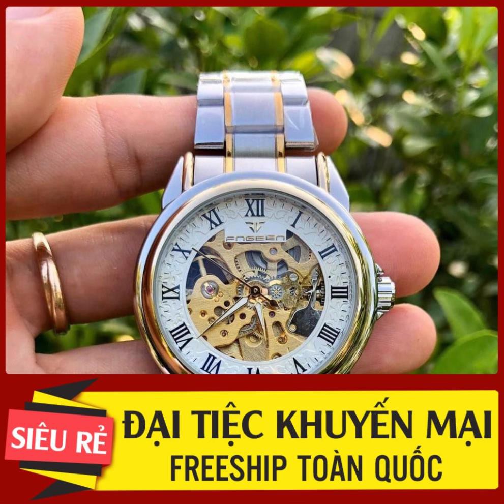 ĐỒNG HỒ CƠ NAM AUTOMATIC FNGEEN F99 DÂY KIM LOẠI CAO CẤP