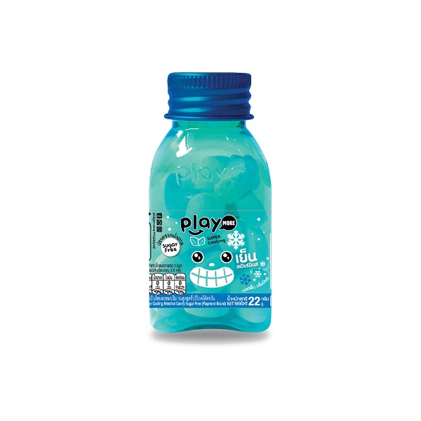 Kẹo ngậm the siêu mát lạnh hương bạc hà Playmore Thái Lan 22g
