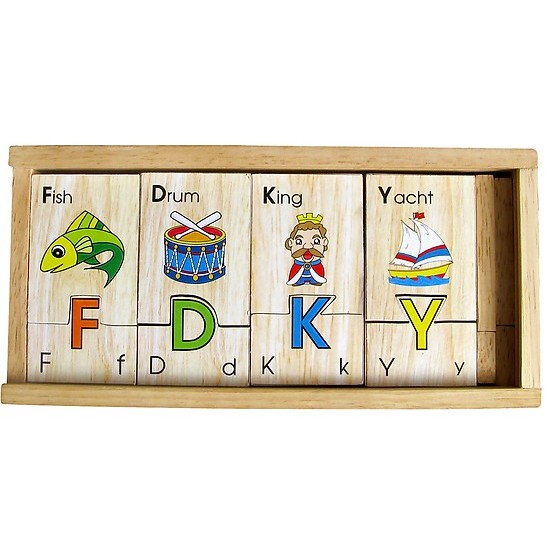 ĐỒ CHƠI GỖ BỘ TÌM CHỮ CÁI TIẾNG ANH WINWIN TOYS