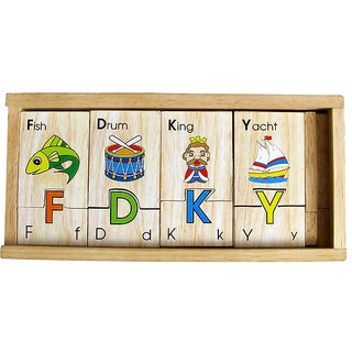 Đồ chơi gỗ bộ tìm chữ cái tiếng anh winwin toys