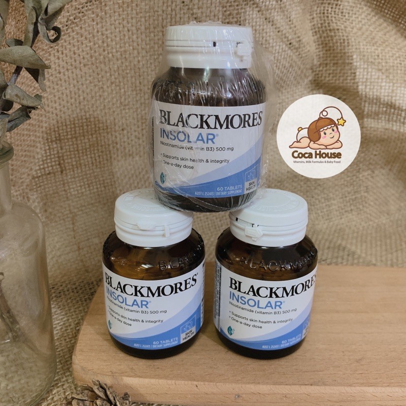 BLACKMORES INSOLAR ✅Hàng chính hãng, đủ bill và tem chemist✅ hỗ trợ đẹp da, sáng da, giảm tàn nhang