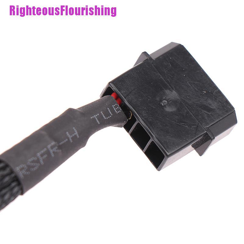 Dây Cáp Chia Nguồn Quạt Tản Nhiệt + + + 4pin Ide Molex Sang 4 Cổng 3pin / 4pin