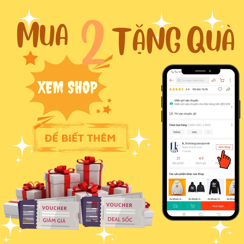 Áo khoác nỉ Hoodie - Áo Hoodie nam nữ form rộng unisex CAO CẤP phong cách Hàn Quốc Lk8852 | BigBuy360 - bigbuy360.vn