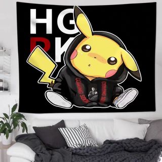 Tranh vải decor pikachu siêu cá tính A63