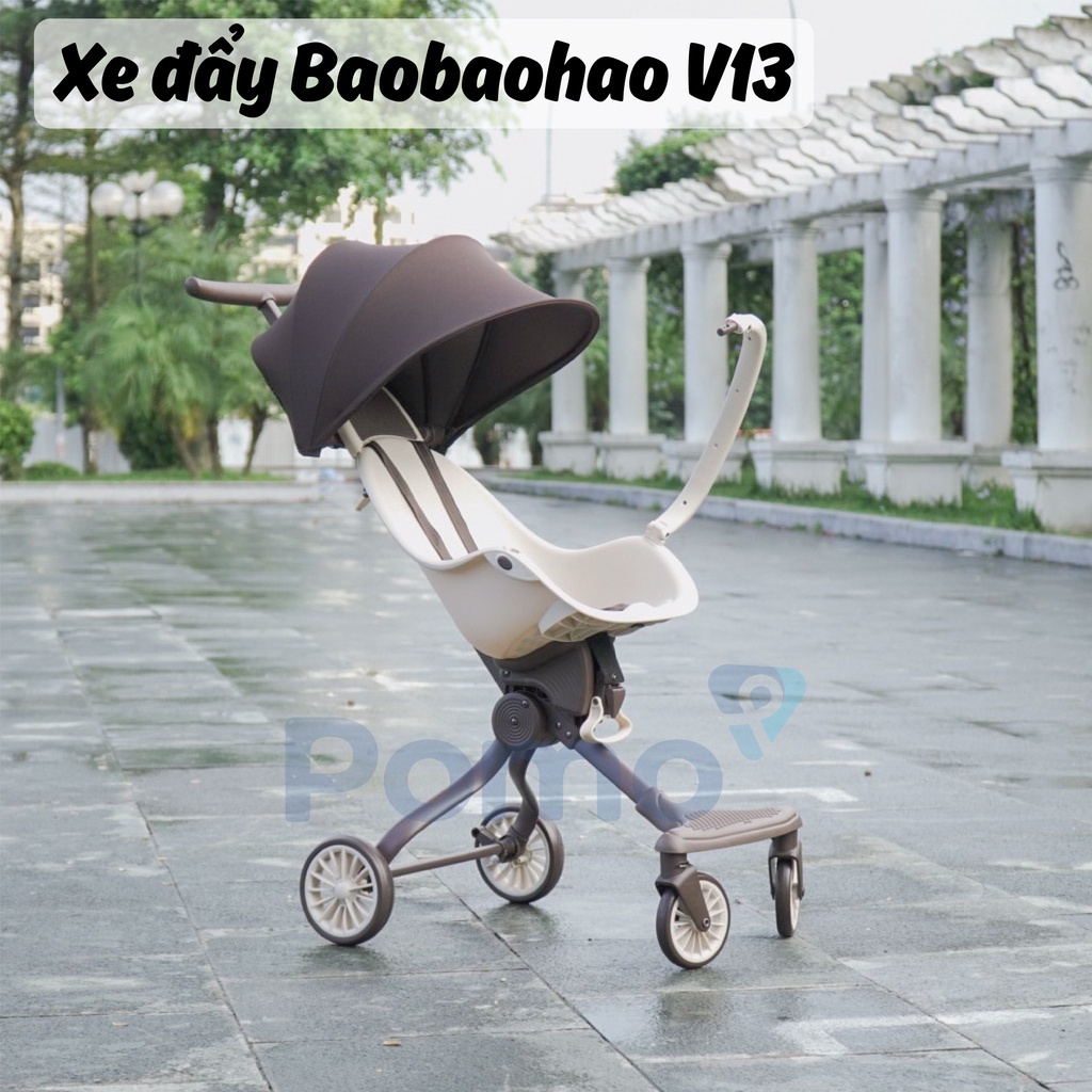 Xe Đẩy Cho Bé Baobaohao V13 Mẫu Mới Nhất Gấp Gọn Siêu Nhẹ Có 3 Chế Độ Thay Đổi Linh Hoạt Và Màn Che Chống Tia UV