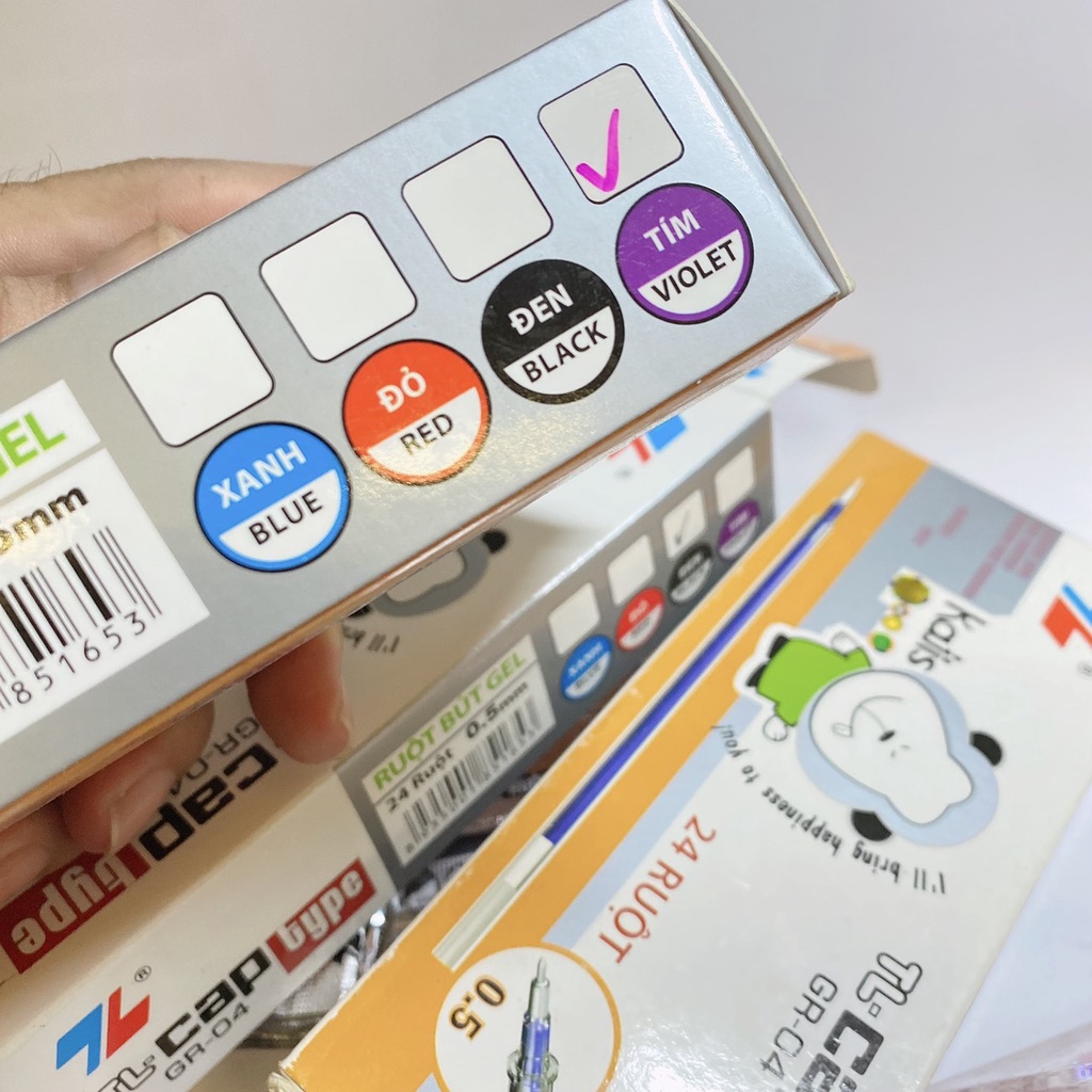Ruột bút Gel Thiên Long sản phẩm chính hãng Phù hợp cho các loại bút Gel, bút nước, bút chữ A.
