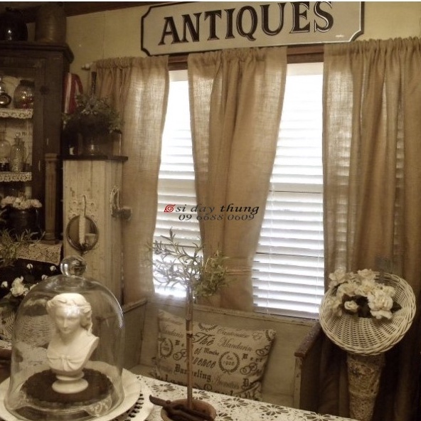 Vải bố, vải bố thô, vải đay, làm trang trí, phông nền chụp ảnh, rèm cửa, handmade, decor, trải bàn,che nắng
