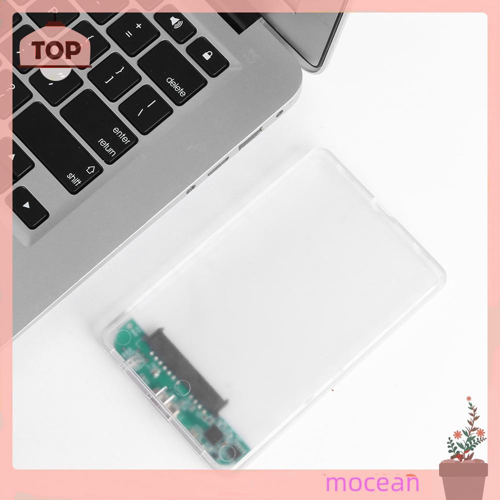 Hộp Đựng Ổ Cứng Trong Suốt Mocean 2.5 Inch Hdd Ssd Sata Iii Sang Usb 3.0