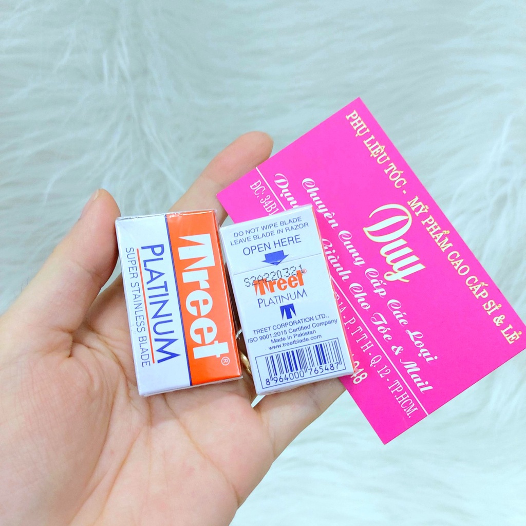 Lưỡi Lam Treet Cam - Hàng Chính Hãng 100% - Bán Lẻ 1 hộp nhỏ