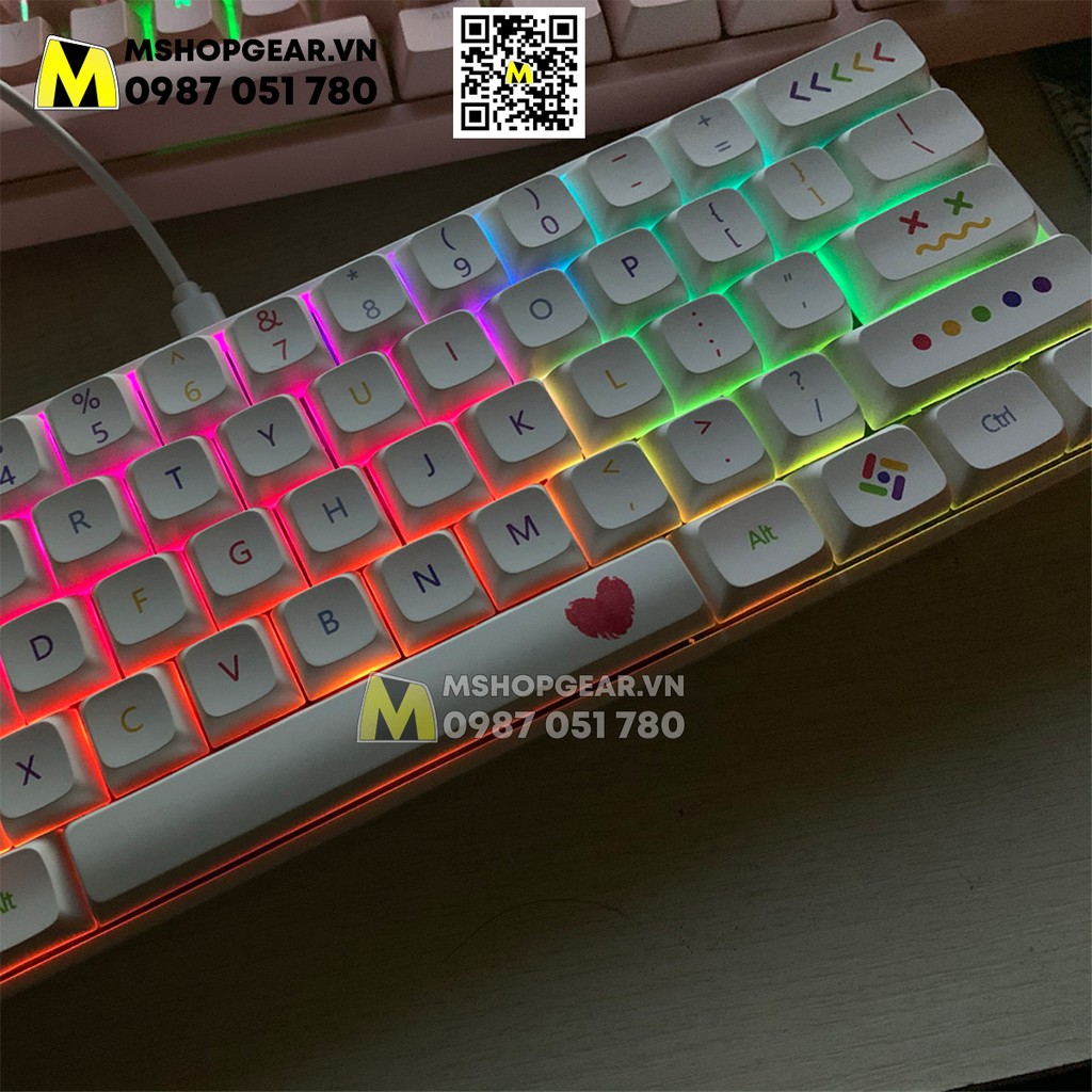Bộ nút nhựa bàn phím cơ - Keycap XDA Color Pen