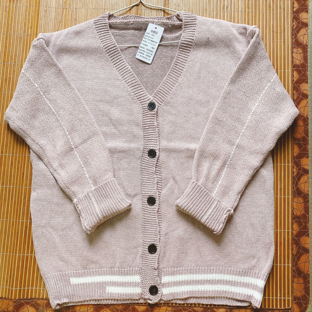 Áo khoác len cardigan nữ dáng rộng cổ chữ v ulzzang hàn quốc siêu xinh  - 051 | BigBuy360 - bigbuy360.vn