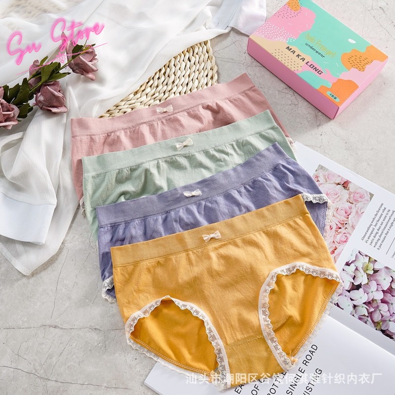 Quần Lót Nữ Cotton, Quần Chip Nữ Cao Cấp Nâng Mông - 1702