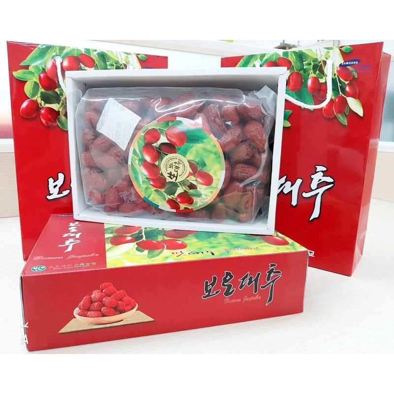 Táo đỏ Hàn Quốc❤️FREESHIP❤️Táo đỏ Hàn Quốc Sấy Khô Ngọt Ngon Tốt Cho Sức Khỏe hộp 1kg