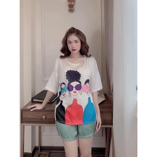 pizama lụa Mango cánh dơi khách đặt trên live