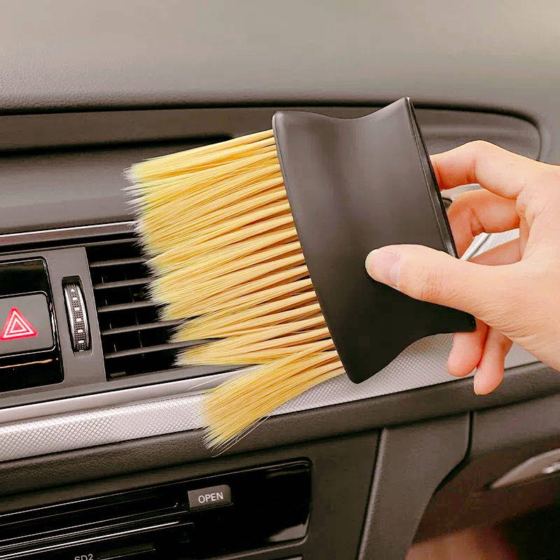 Car Interior Dust Sweeping Soft Brush Car Gap Dust Removal Brush Air Outlet Cleaning Brush Car Washing Tools cdDE